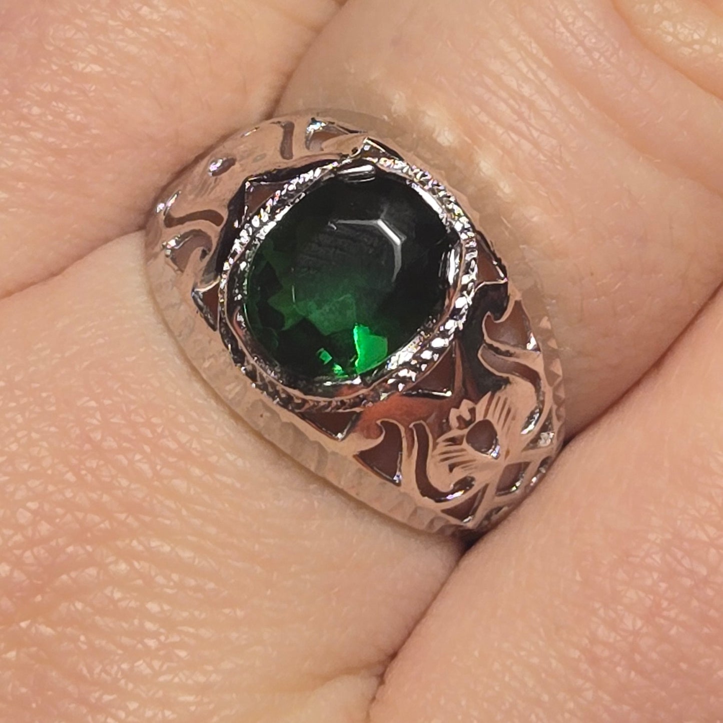 Vintage sterling silver ring sz 11