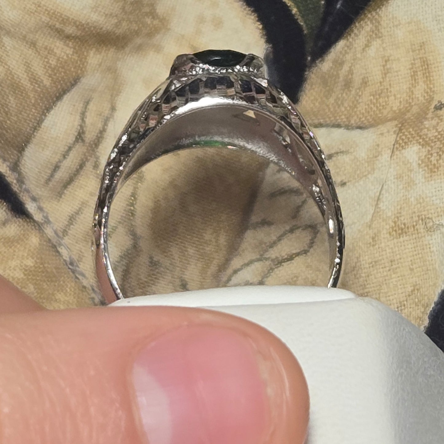 Vintage sterling silver ring sz 11