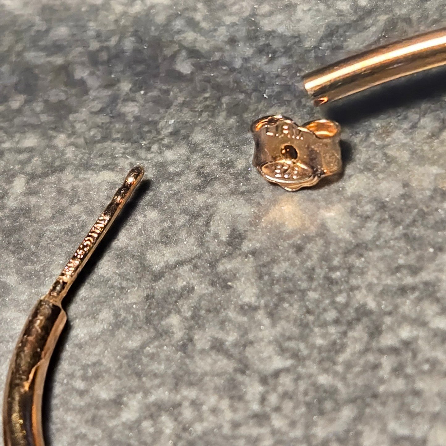 Large LIRM Italy Gold Hoop Sterling Silver Earrings
