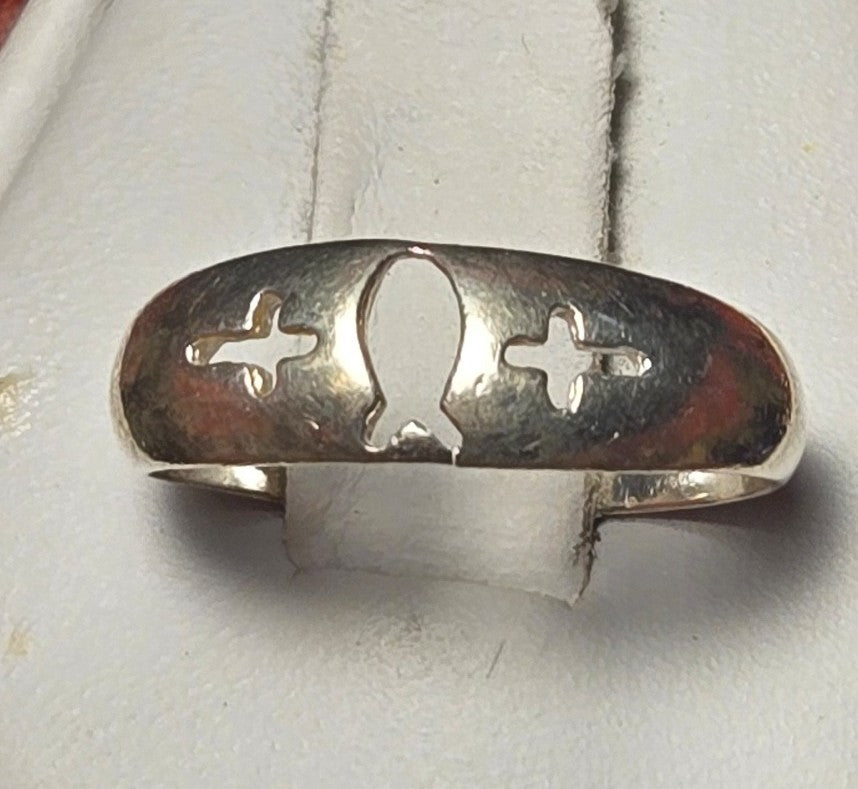 Vintage sterling silver ring sz 5.5