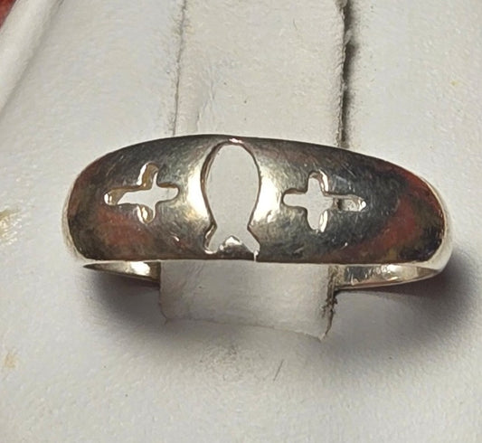 Vintage sterling silver ring sz 5.5