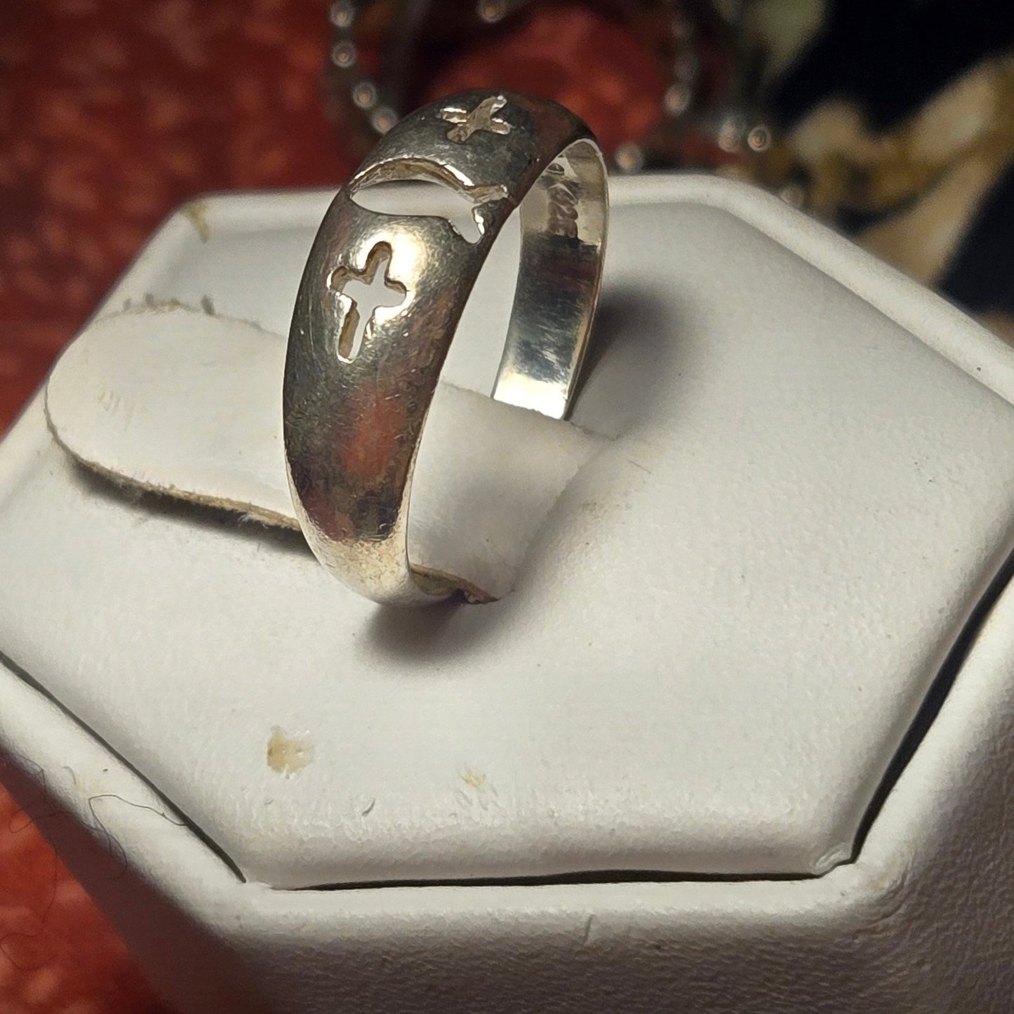 Vintage sterling silver ring sz 5.5