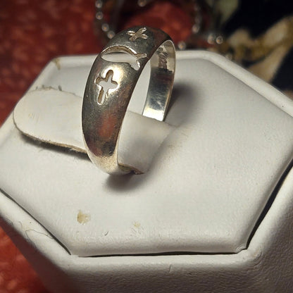 Vintage sterling silver ring sz 5.5