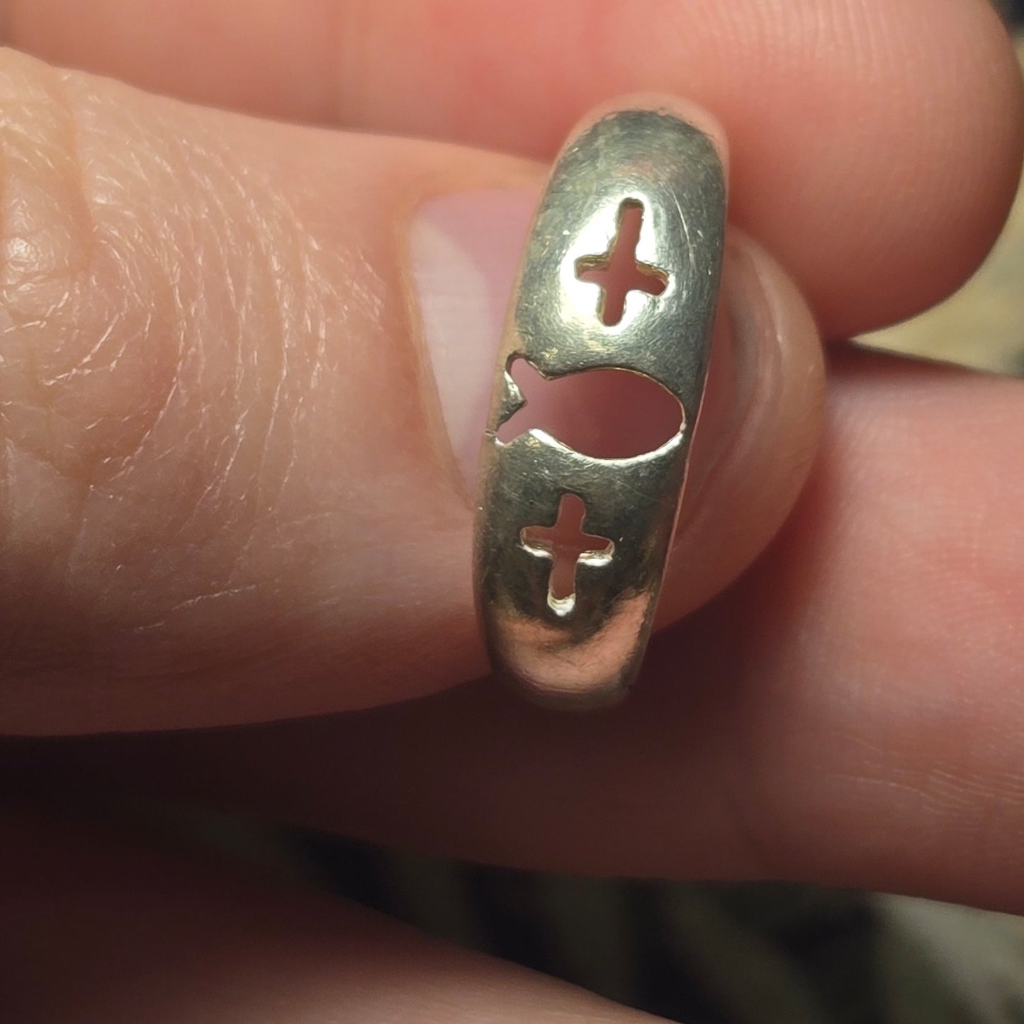 Vintage sterling silver ring sz 5.5