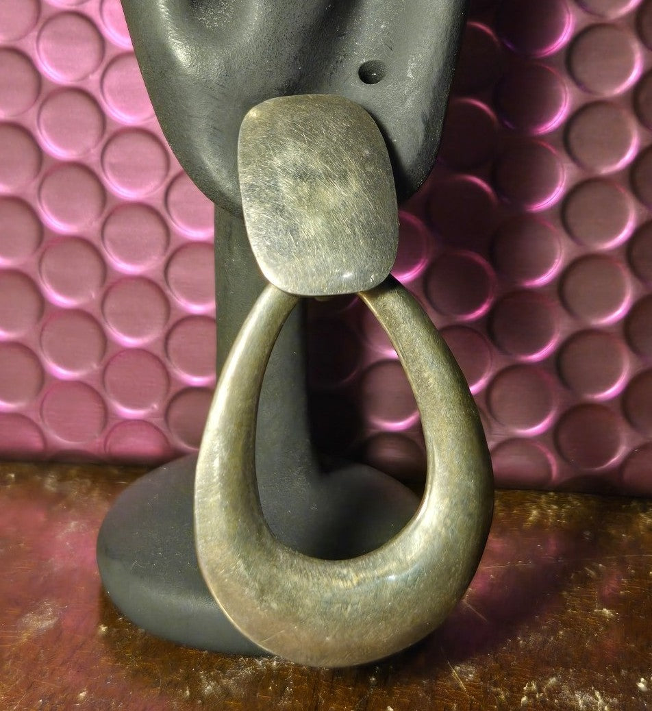 Heavy Sterling Silver Earrings