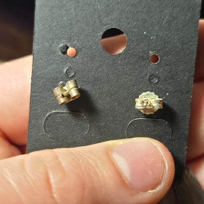 Heavy Sterling Silver Earrings