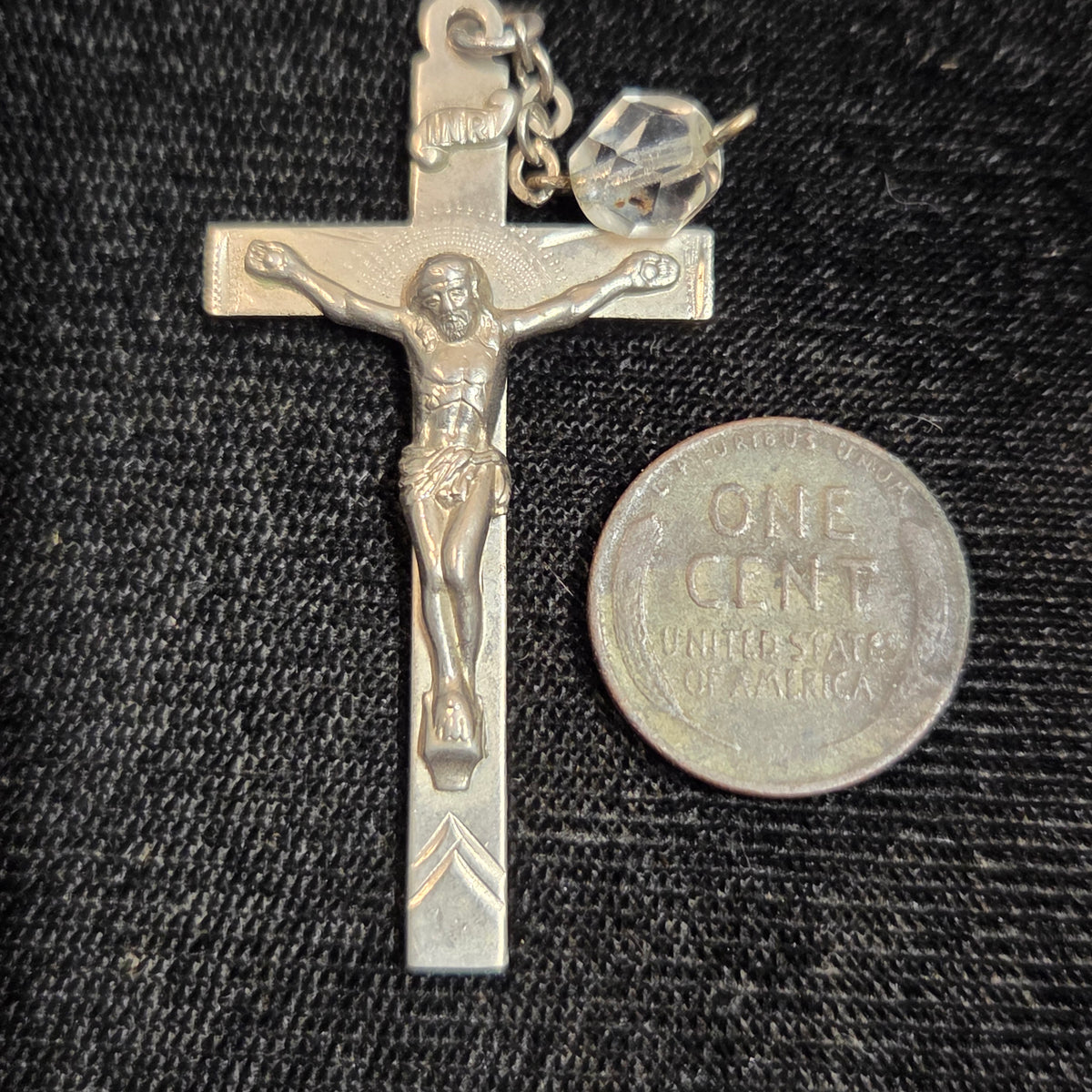 Christ on the Cross Sterling Silver Pendant