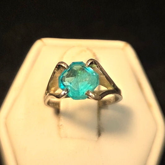Classical Style Sterling Silver Ring sz 4.5