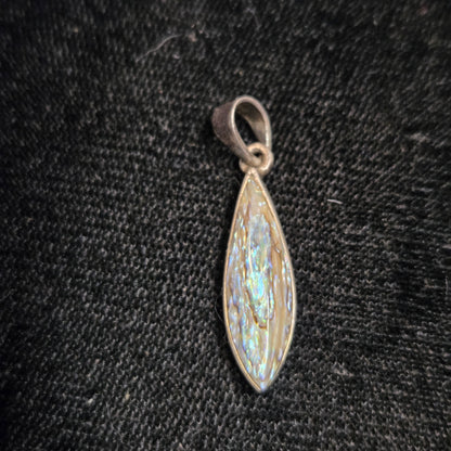 Sterling with Mother of Pearl Inset Pendant