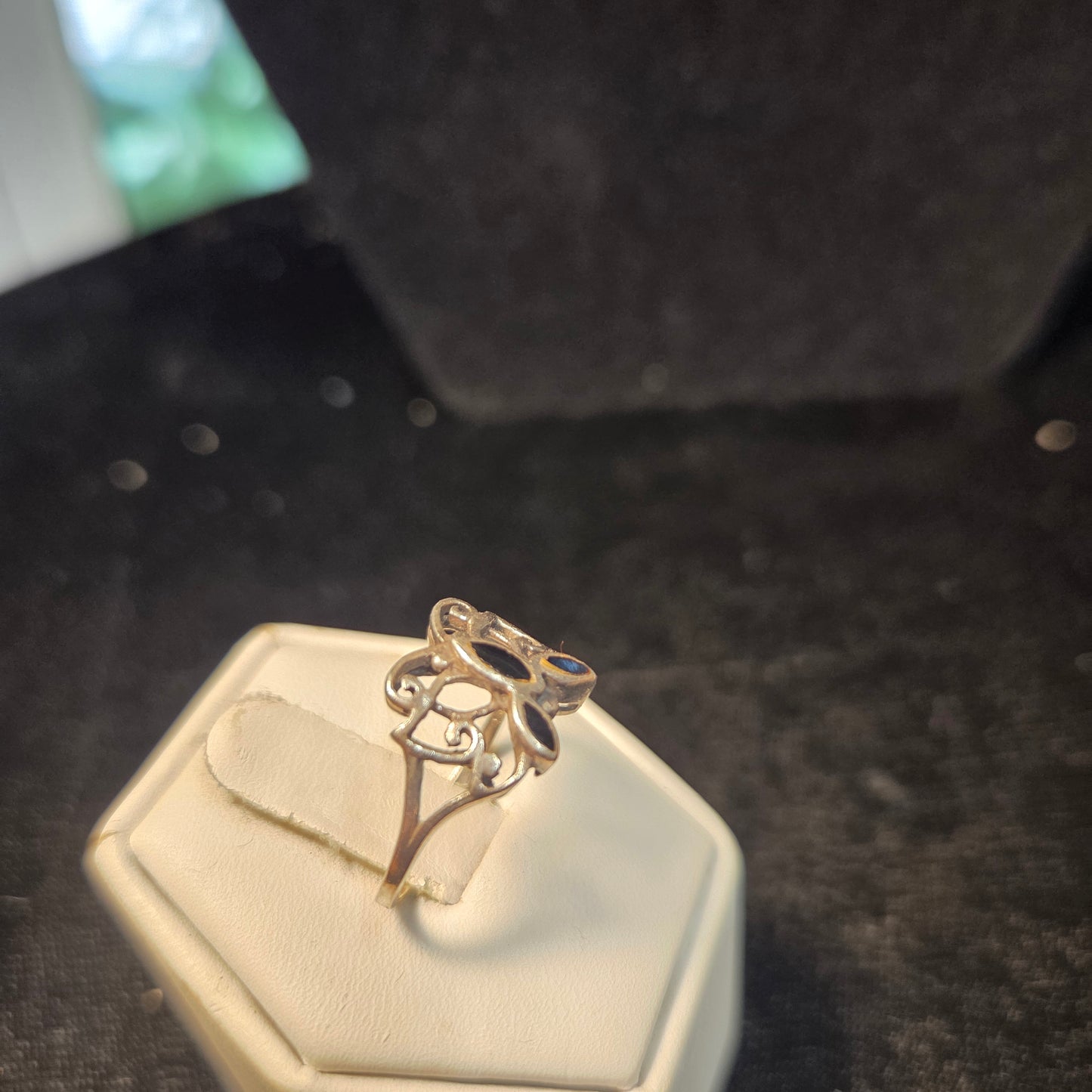 Pretty Little Sterling Silver Butterfly Ring sz 6