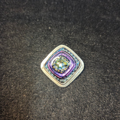 Artisan Glass & Sterling Pendant