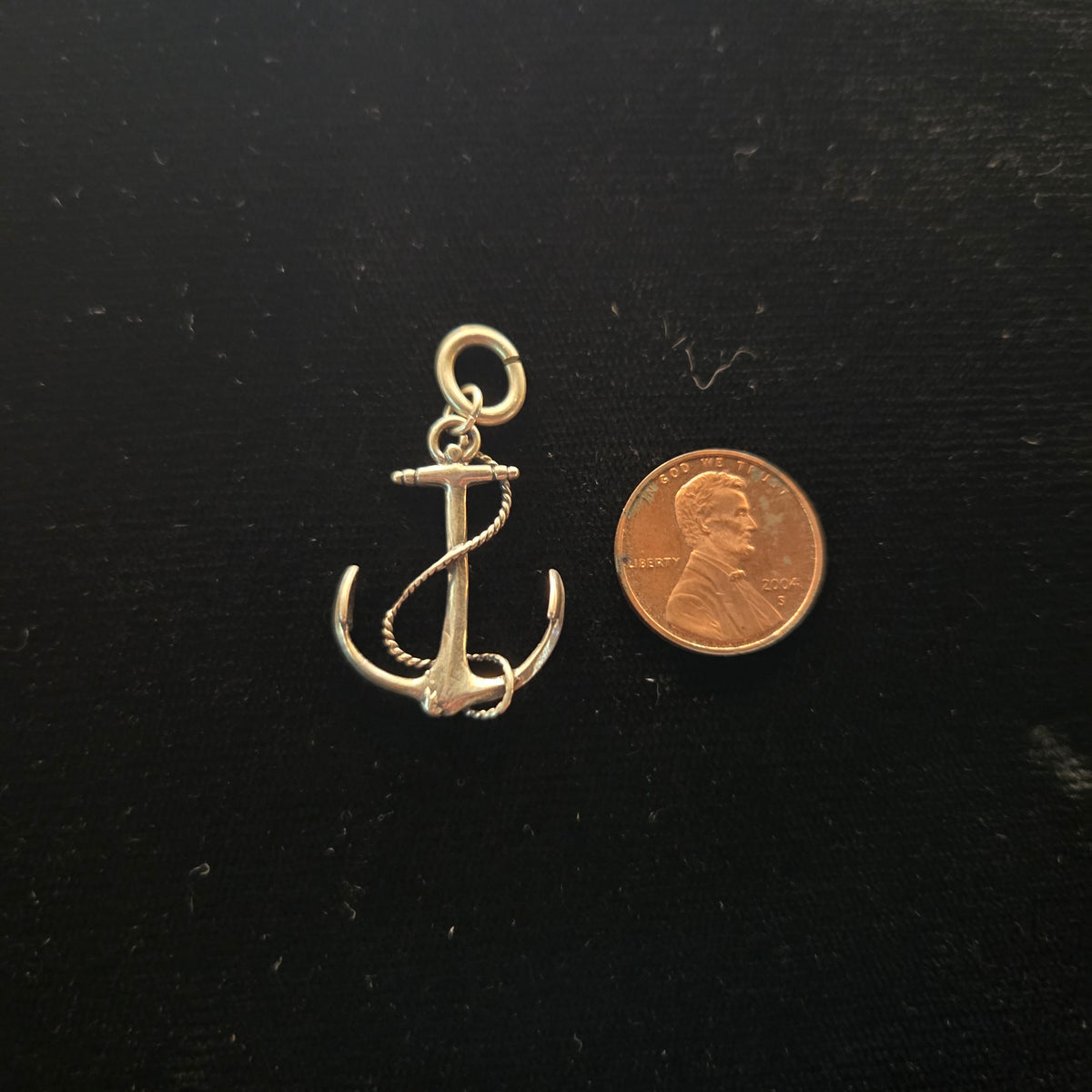 Sterling Nautical Anchor Pendant
