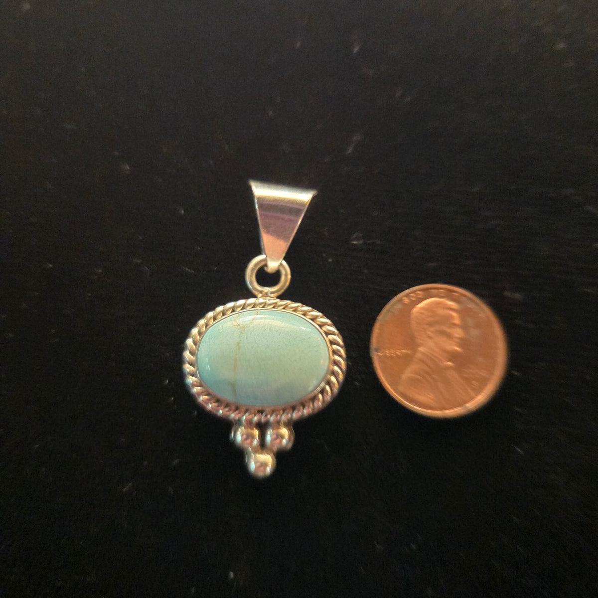 Southwestern Style Sterling Silver Pendant