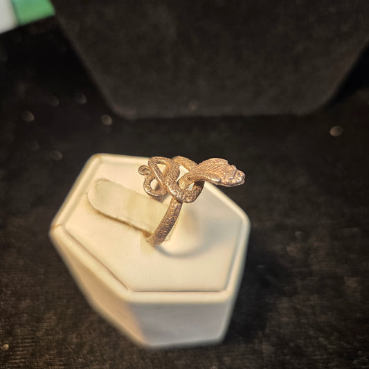 Sterling Silver Cobra Ring sz 7